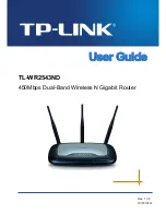 Предварительный просмотр 1 страницы TP-Link TL-WR2543ND User Manual