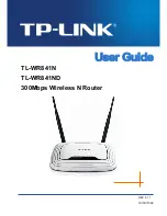 Preview for 1 page of TP-Link TL-WR841N User Manual
