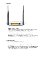 Предварительный просмотр 2 страницы TP-Link TL-WR841ND - Wireless N Router Atheros 2T2R 2.4GHz 802.11n 2.0 User Manual