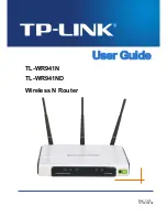 Preview for 1 page of TP-Link TL-WR941N User Manual