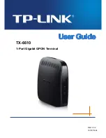 TP-Link TX-6610 User Manual предпросмотр