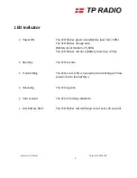 Preview for 9 page of TP Radio TP9000EX Thor 1 Basic User'S Manual