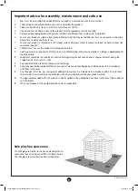 Preview for 2 page of TP Toys active fun Hideaway House Instructions For Assembly, Maintenance And Safe Use