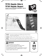 TP Toys Active Fun Rapide Slide Instructions For Assembly Maintenance And Use предпросмотр