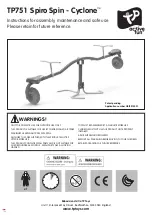 TP Toys TP active fun Cyclone TP751 Spiro Spin Instructions For Assembly, Maintenance And Safe Use предпросмотр