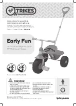 Preview for 1 page of TP Toys TP Trikes Early Fun TP714 Instructions For Assembly, Maintenance And Safe Use