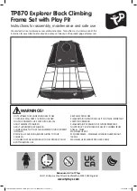 Preview for 1 page of TP Explorer TP870 Instructions For Assembly, Maintenance And Safe Use