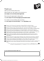 Preview for 16 page of TP Forest Double Swing TP304 Instructions For Assembly, Maintenance And Safe Use