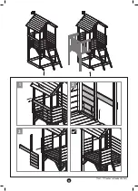 Предварительный просмотр 11 страницы TP Treehouse Wooden Balcony TP661 Instructions For Assembly, Maintenance And Safe Use