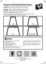 TP Wooden Compact Triple Swing Set 812P Instructions For Assembly, Maintenance And Safe Use preview