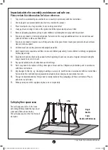 Preview for 2 page of TP Wooden Compact Triple Swing Set 812P Instructions For Assembly, Maintenance And Safe Use