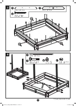 Preview for 11 page of TP Wooden Sandpit with Sun Canopy TP275 Instructions For Assembly, Maintenance And Safe Use