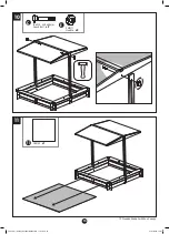 Предварительный просмотр 13 страницы TP Wooden Sandpit with Sun Canopy TP275 Instructions For Assembly, Maintenance And Safe Use