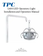 TPC L600-LED Installation And Operation Manual preview