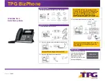 TPG BizPhone T43U Quick Start Up Manual предпросмотр