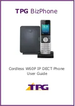 TPG BizPhone W60P User Manual preview