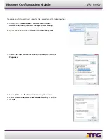 Preview for 2 page of TPG VR1600v Configuration Manual