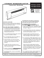 Preview for 1 page of TPI Corporation 3900WW108 Installation Instructions Manual