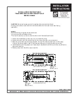 Preview for 5 page of TPI Corporation 3900WW108 Installation Instructions Manual