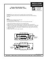 Preview for 9 page of TPI Corporation 3900WW108 Installation Instructions Manual