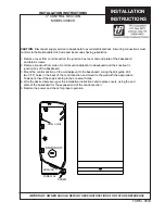 Preview for 11 page of TPI Corporation 3900WW108 Installation Instructions Manual