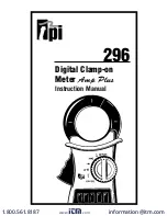 TPI 296 Instruction Manual предпросмотр