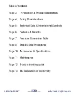 Предварительный просмотр 2 страницы TPI 623 Instruction Manual