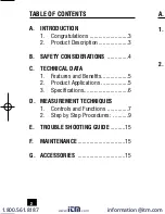 Предварительный просмотр 2 страницы TPI 719 Instruction Manual