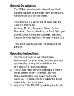 Preview for 4 page of TPI 720B User m Manual