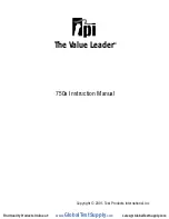 Preview for 8 page of TPI 750a Instruction Manual