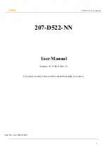 TPM 207-D522-NN User Manual preview