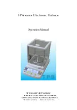 TPS FPA Series Operation Manual предпросмотр