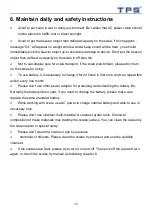 Preview for 22 page of TPS JADEVER JPT Operating Manual