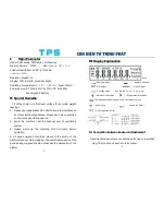 Preview for 3 page of TPS VIBRA HAW SERIES Operation Manual