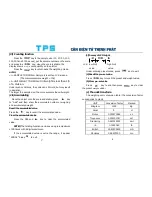 Preview for 4 page of TPS VIBRA HAW SERIES Operation Manual