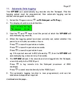 Preview for 27 page of TPS WP-80M Manual