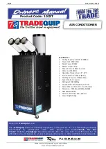 Preview for 1 page of TQB TradeQuip 1033T Owner'S Manual