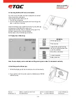 Preview for 8 page of TQC LD6184 Operating Instructions Manual