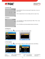 Preview for 10 page of TQC LD6184 Operating Instructions Manual