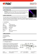 Предварительный просмотр 1 страницы TQC LD7290 Manual