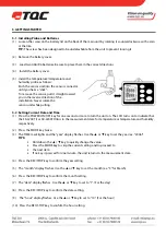 Предварительный просмотр 7 страницы TQC SATO SK-L200THII Manual