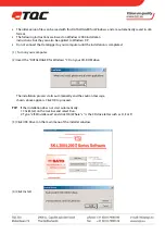 Предварительный просмотр 9 страницы TQC SATO SK-L200THII Manual