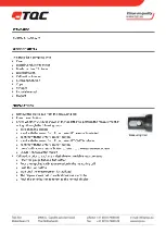 Preview for 3 page of TQC SP7316 Manual