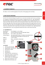 Preview for 9 page of TQC Super Pig III SP1100 User Manual