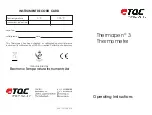 TQC Thermapen 3 Operating Instructions preview