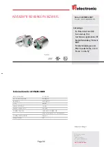 Предварительный просмотр 1 страницы TR-Electronic AEV582M Series Quick Start Manual