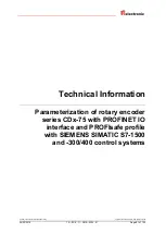 Предварительный просмотр 81 страницы TR-Electronic CD-75 Series Technical Information