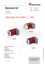 TR-Electronic CE-65 Series User Manual предпросмотр