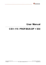 Preview for 69 page of TR-Electronic CEV-115 User Manual