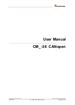 Предварительный просмотр 65 страницы TR-Electronic CM*-36 Series User Manual